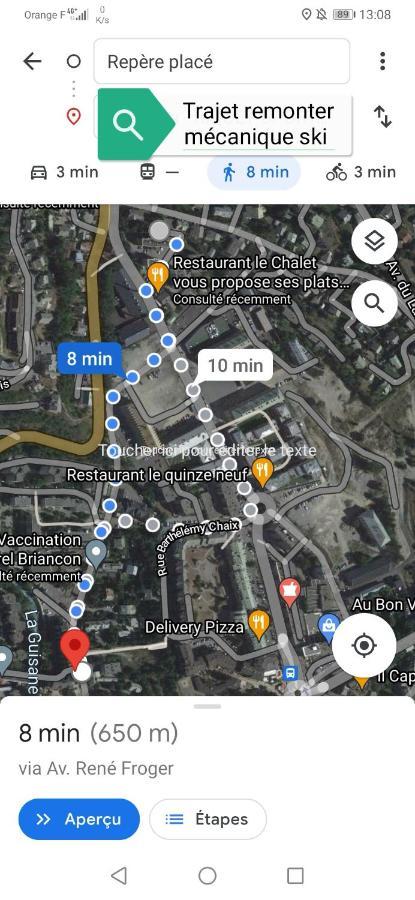 T2 Cosy Proche Des Pistes Apartment Briancon  Bagian luar foto